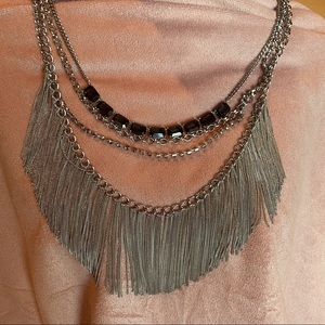 Long tassel necklace